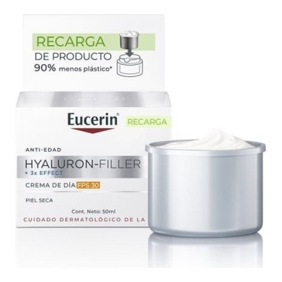 Eucerin Hyaluron Filler Crema Día SPF30 Recarga 50ml
