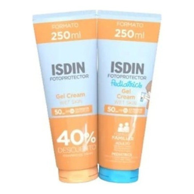ISDIN Fotoprotector Gel Crema SPF50 250ml + Fotoprotector Pediatrics Gel Crema SPF50 250ml