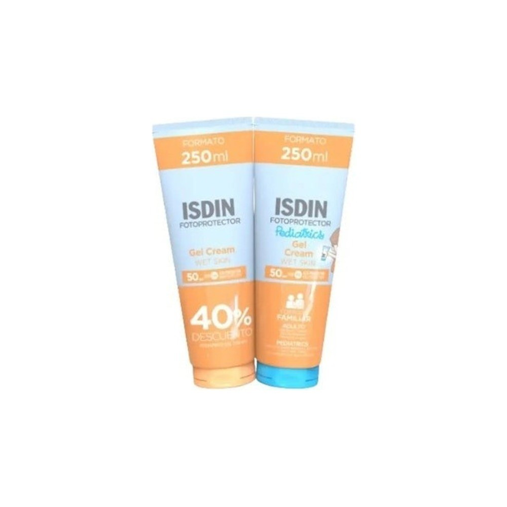 ISDIN Fotoprotector Gel Crema SPF50 250ml + Fotoprotector Pediatrics Gel Crema SPF50 250ml