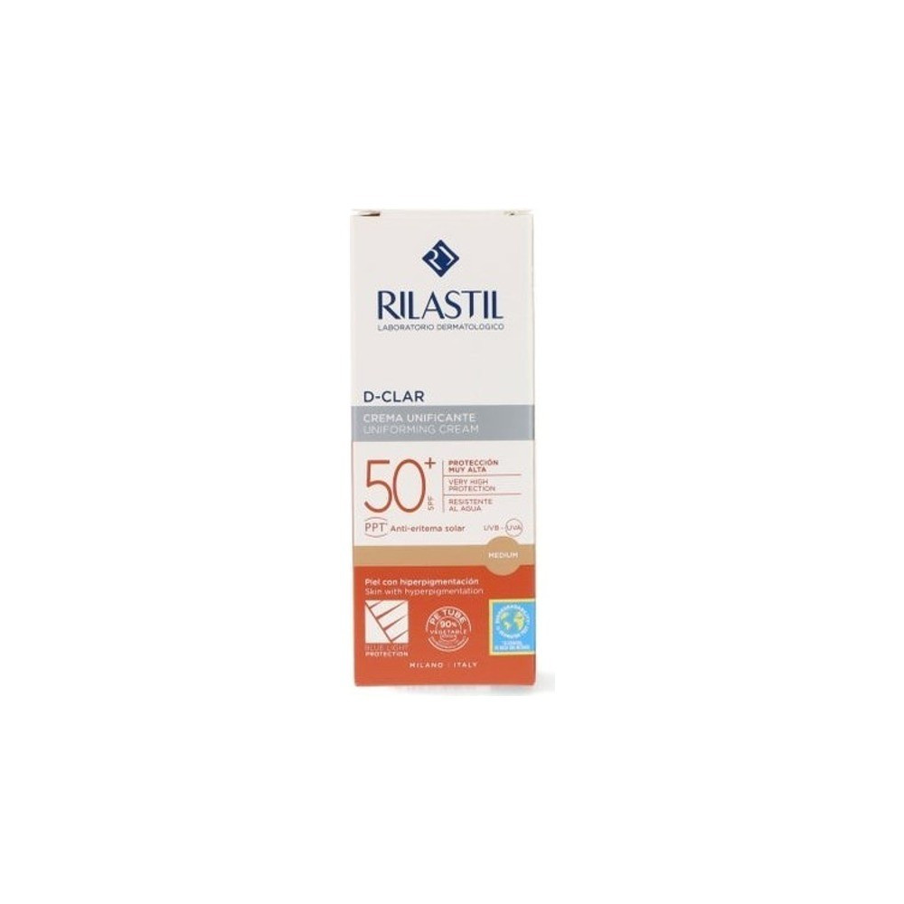Rilastil Sun System 50+ D-Clar Crema Solar Protectora Medium 40Ml