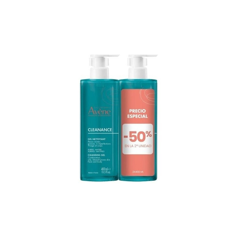 Avène Cleanance gel Limpiador 2 X400 ml