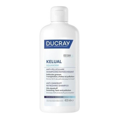 Ducray Kelual Squanorm Champú Refrescante Anticaspa 400 ml