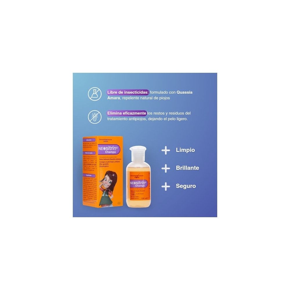 Neositrin Antipiojos Spray Gel 60ml + Champú 100ml
