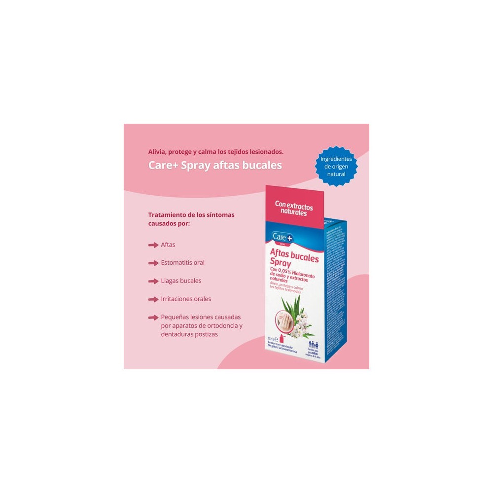 Care+ Aftas Bucales Spray 15 ml