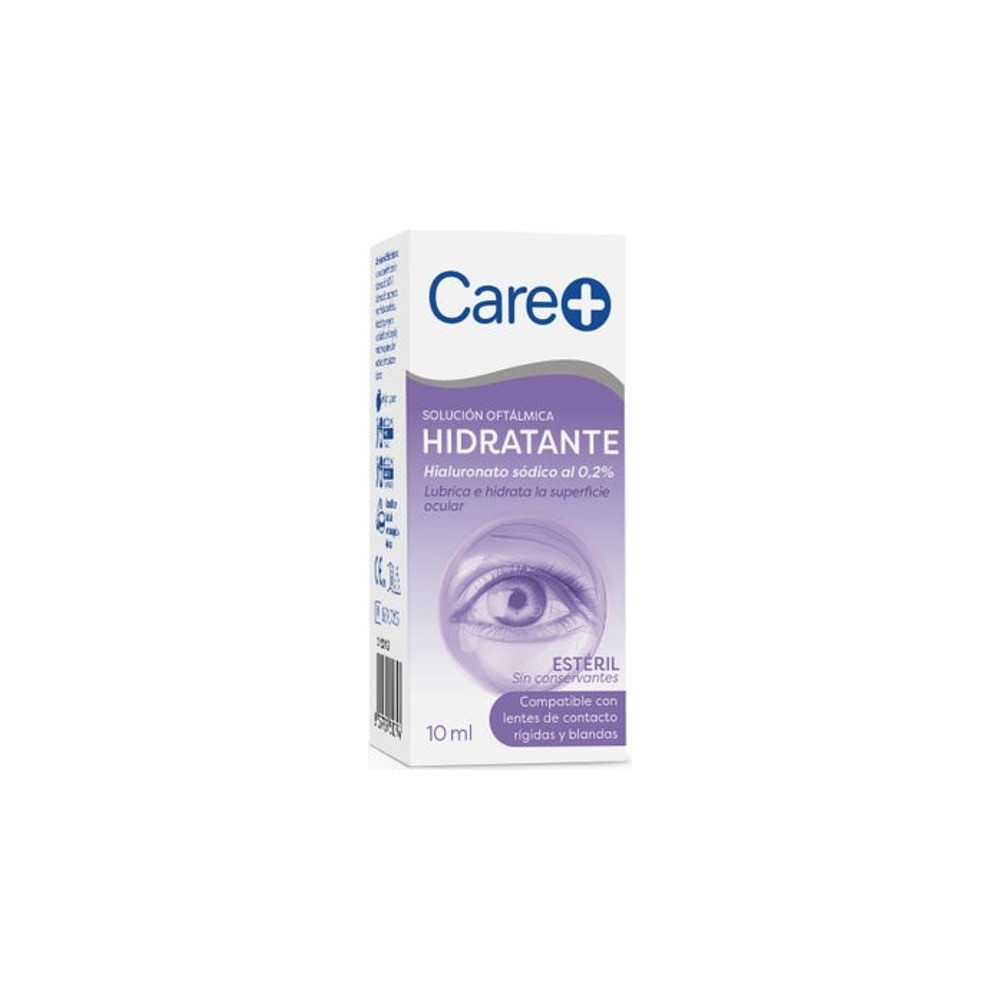 Care+ Solución Oftálmica Hidratante 0,2% Ácido Hialurónico 10ml