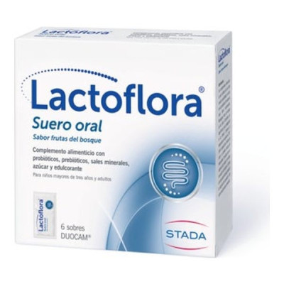 Lactoflora Suero Oral Sabor Frutas del Bosque 6 sobres
