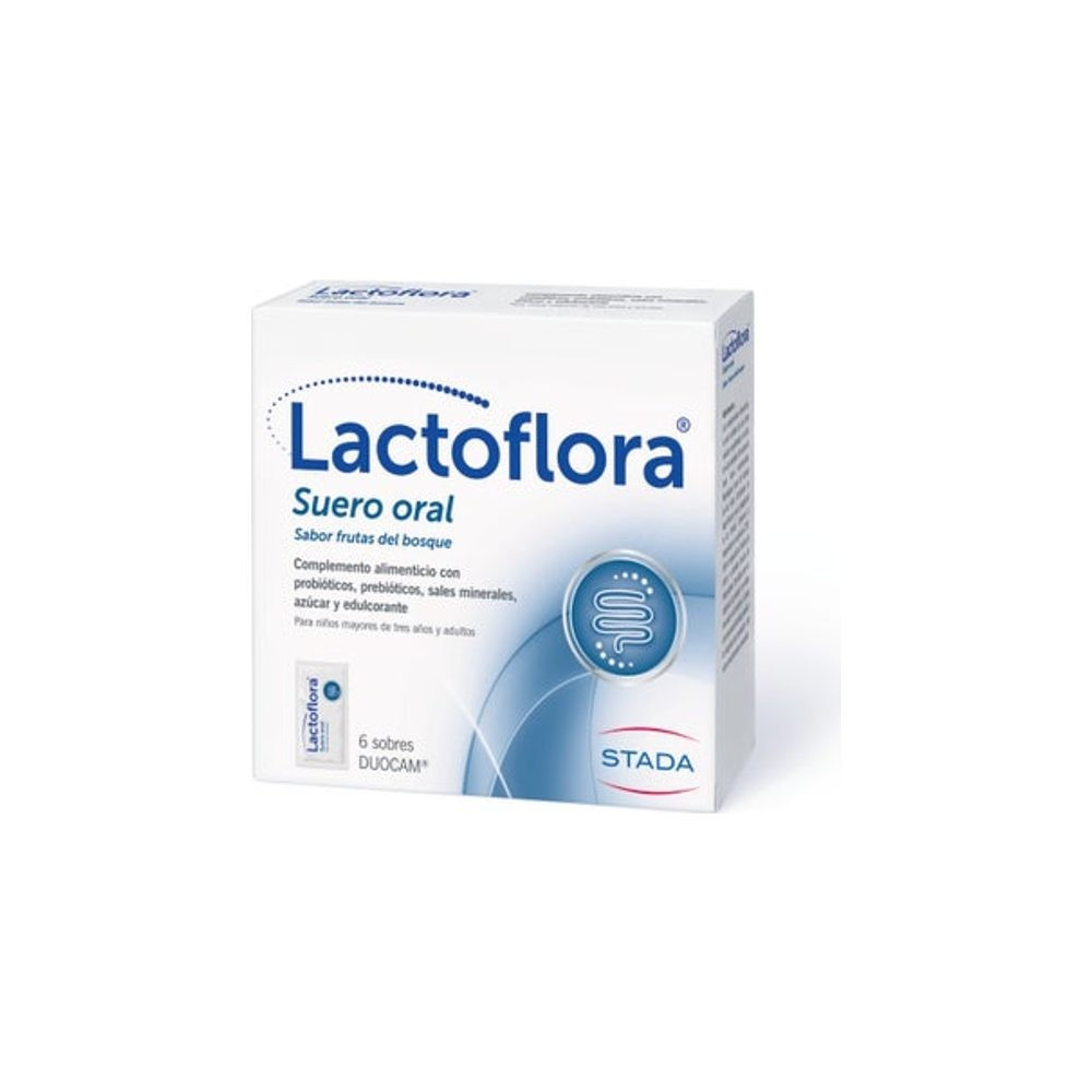 Lactoflora Suero Oral Sabor Frutas del Bosque 6 sobres