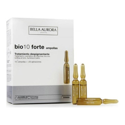 Bella Aurora Bio10 Forte Tratamiento Despigmentante 15 Ampollas