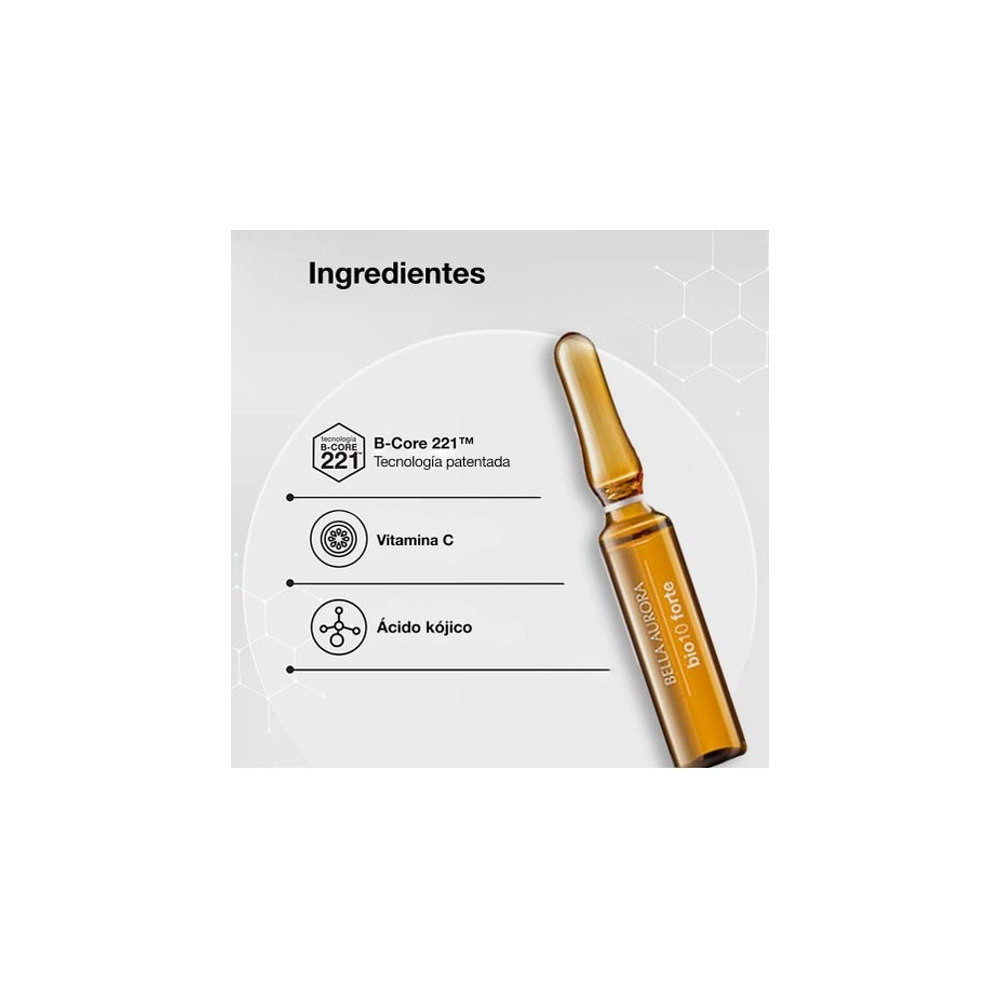 Bella Aurora Bio10 Forte Tratamiento Despigmentante 15 Ampollas