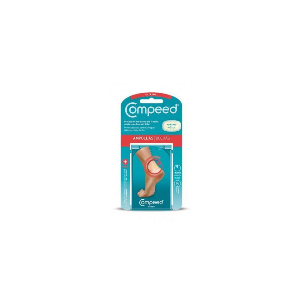 Compeed ampollas medianas hidrocoloide extreme 5 unidades