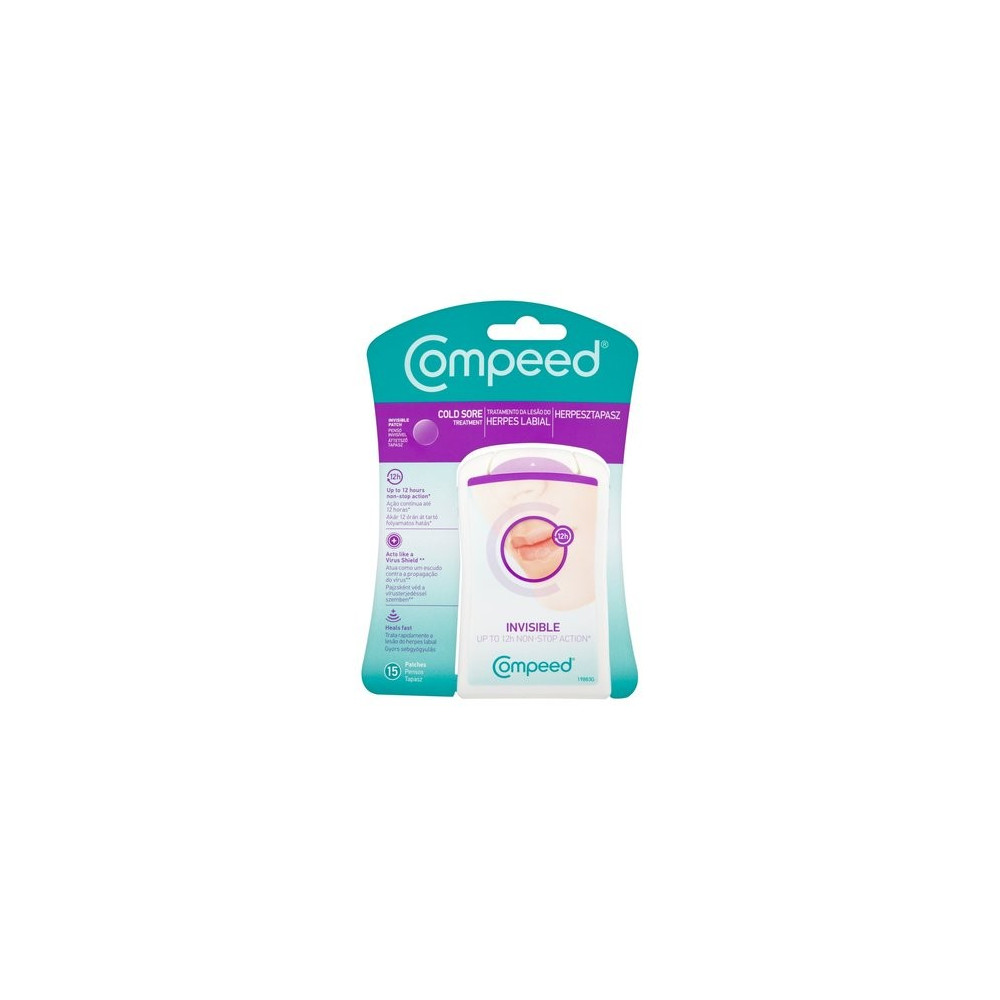 Compeed calenturas parches hidrocoloides 15 parches