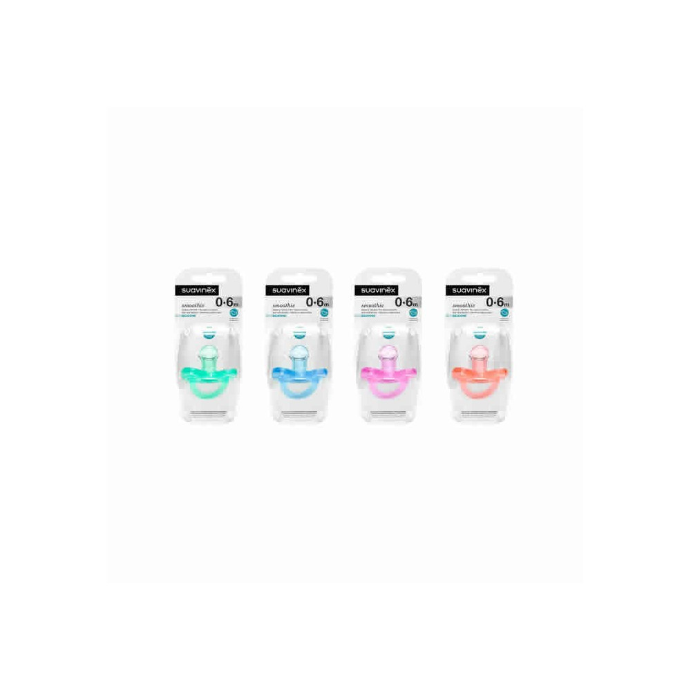 Suavinex chupete tetina anatómica  todosilicona  0-6 meses