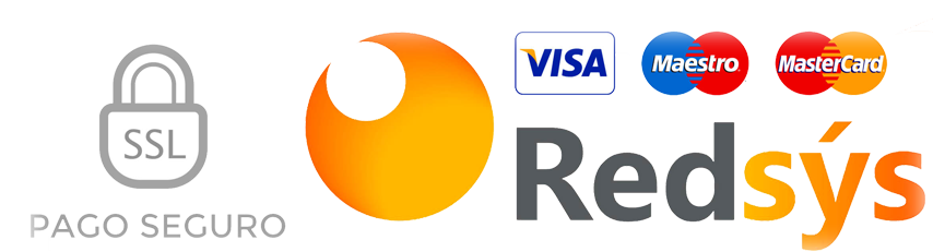 Pago seguro con Redsys: Visa, Maestro y Mastercard